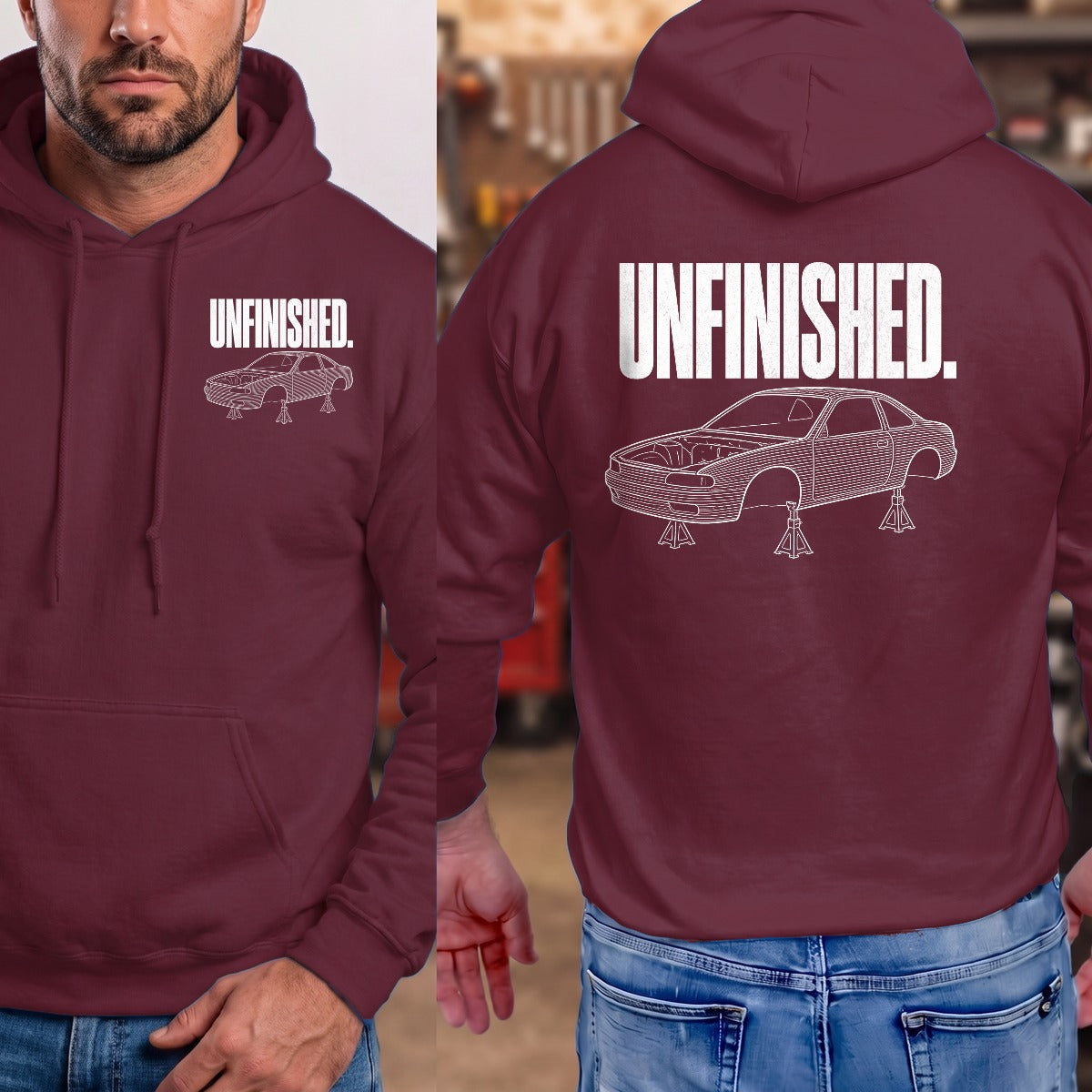 Maroon | Front & Back