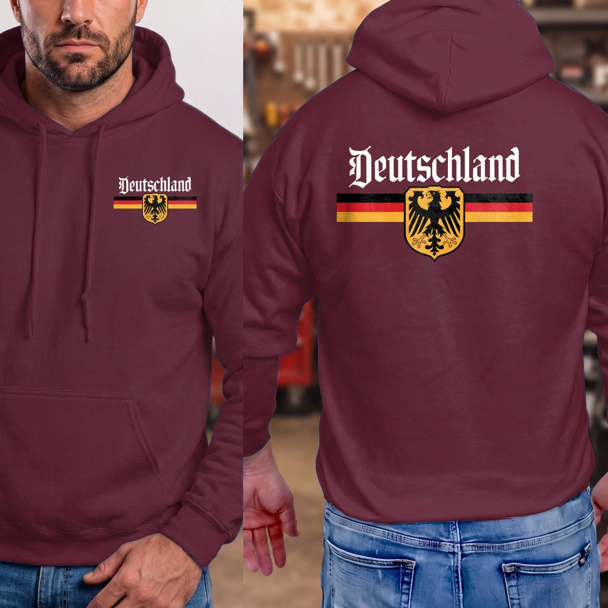 Maroon | Front & Back