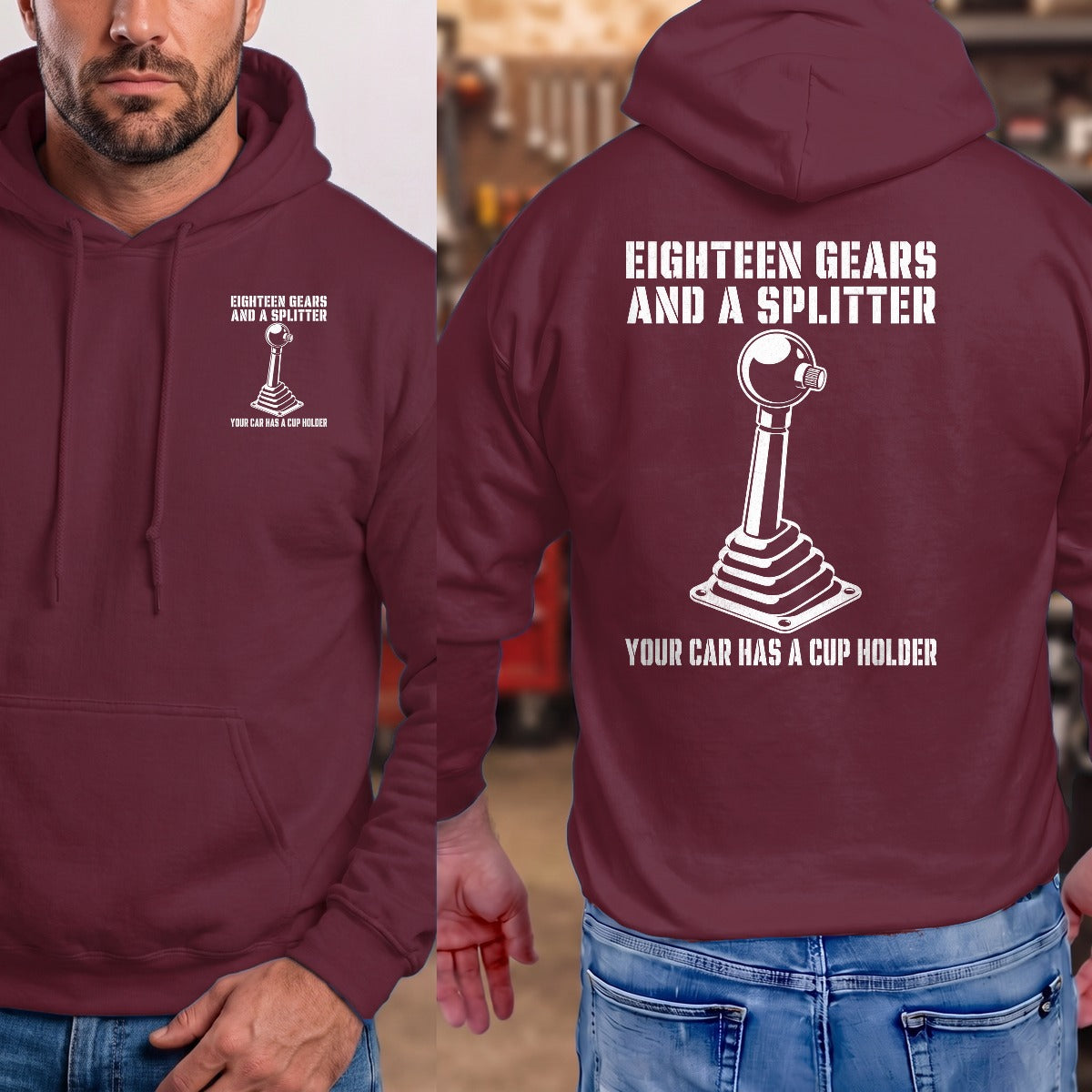 Maroon | Front & Back