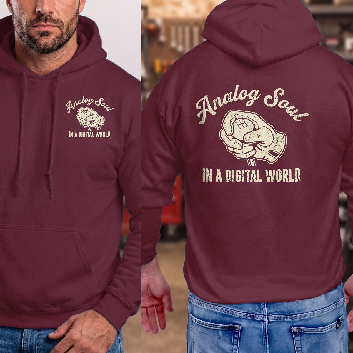 Maroon | Front & Back