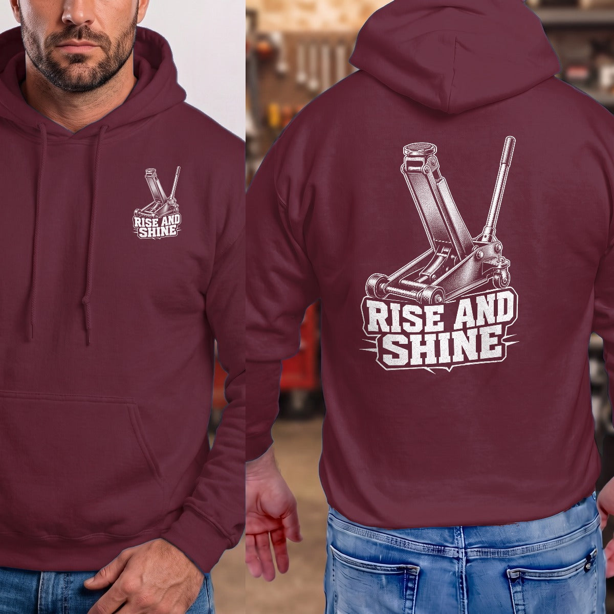 Maroon | Front & Back