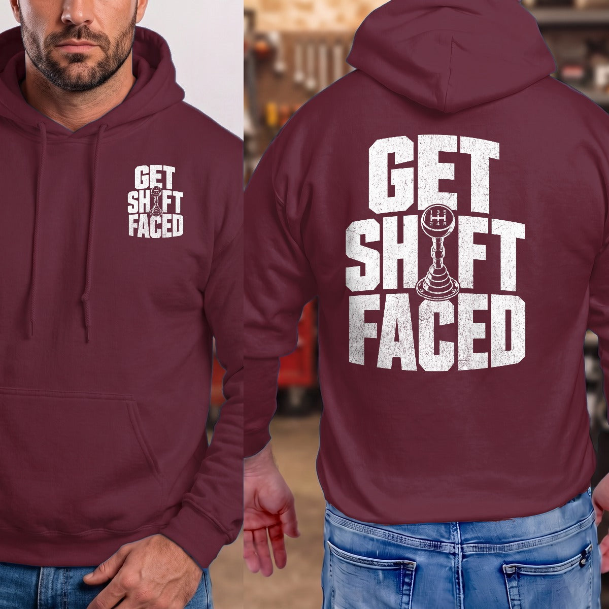 Maroon | Front & Back