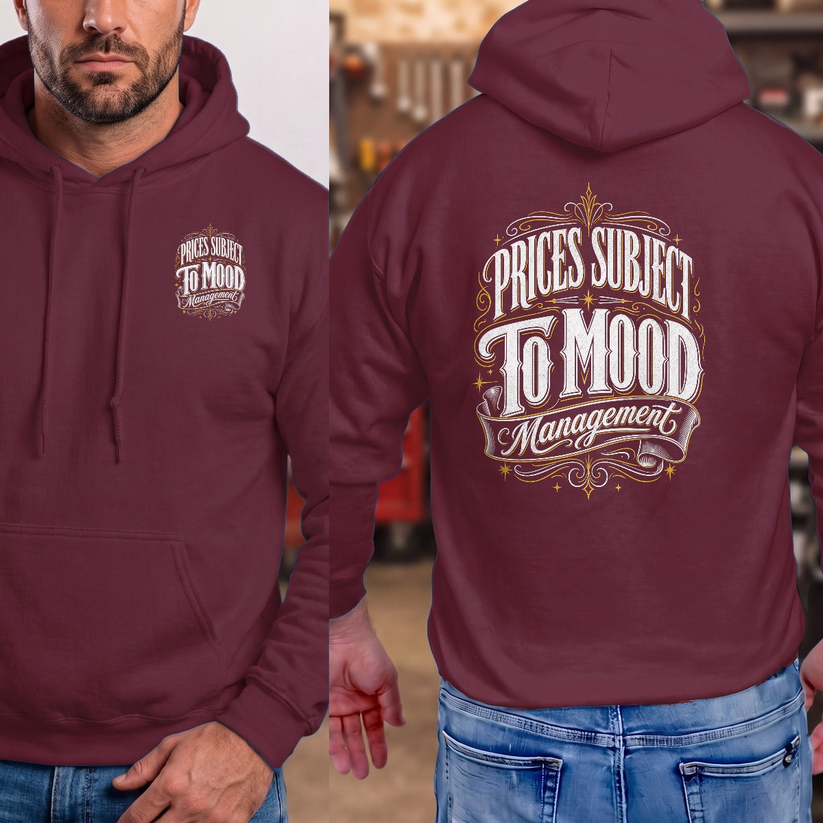 Maroon | Front & Back