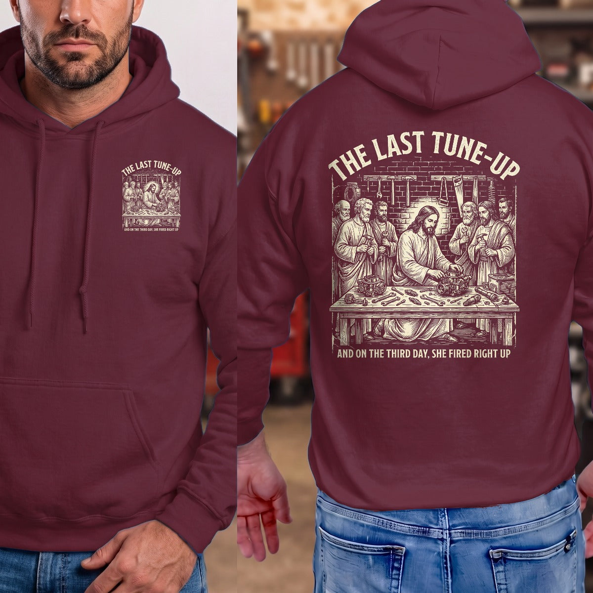 Maroon | Front & Back