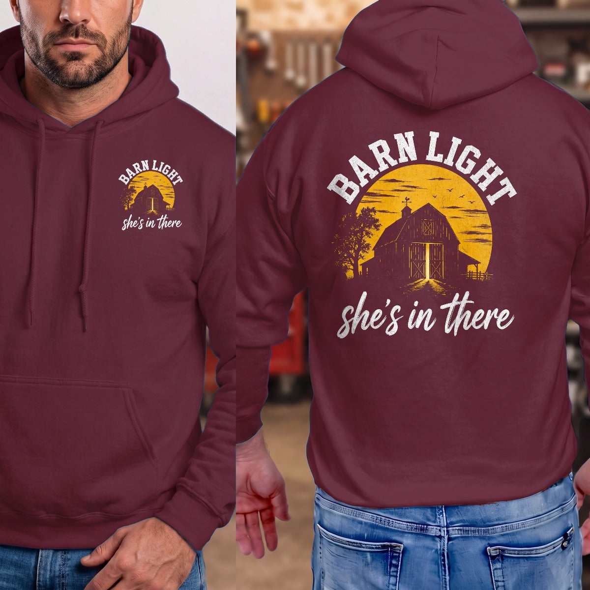 Maroon | Front & Back