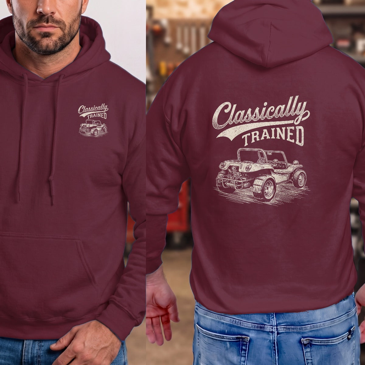 Maroon | Front & Back