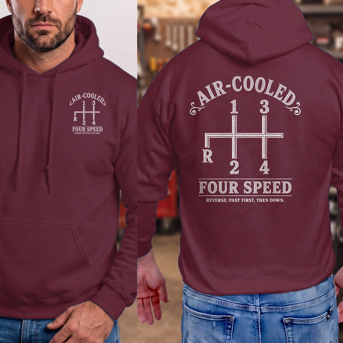 Maroon | Front & Back