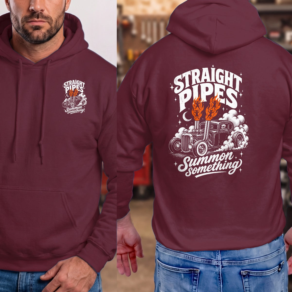 Maroon | Front & Back