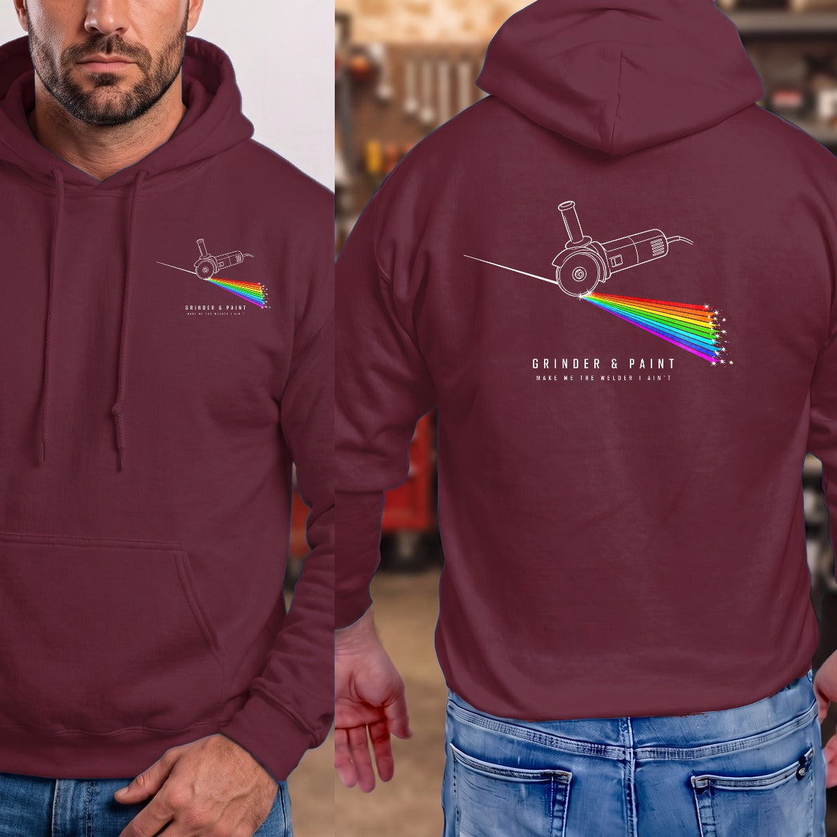 Maroon | Front & Back