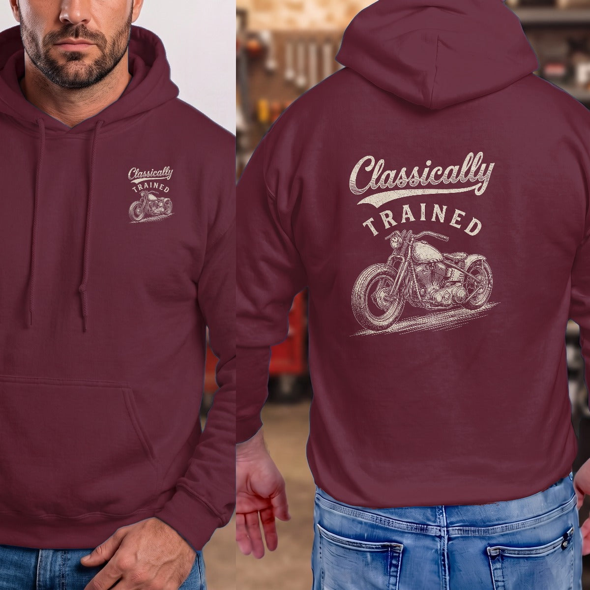 Maroon | Front & Back