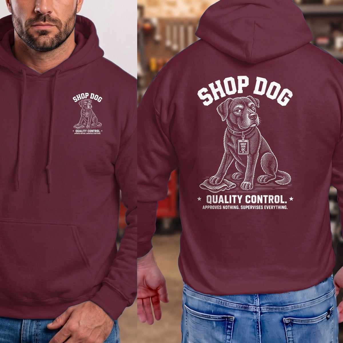 Maroon | Front & Back