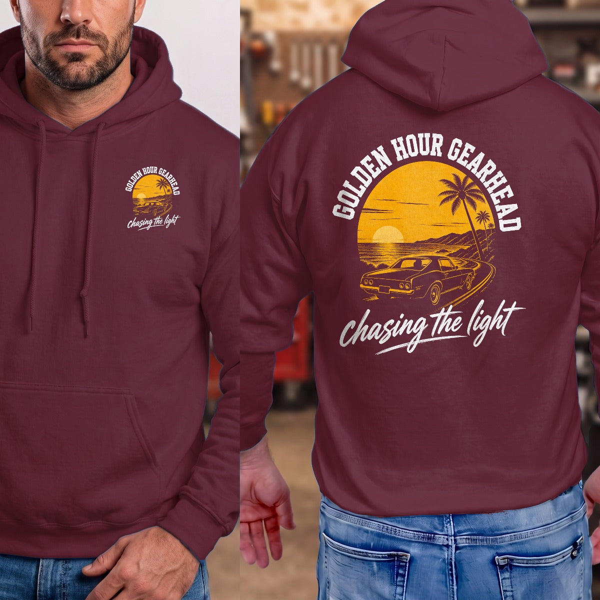 Maroon | Front & Back