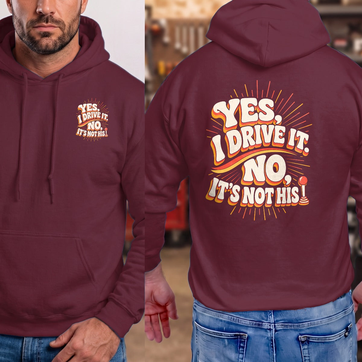 Maroon | Front & Back