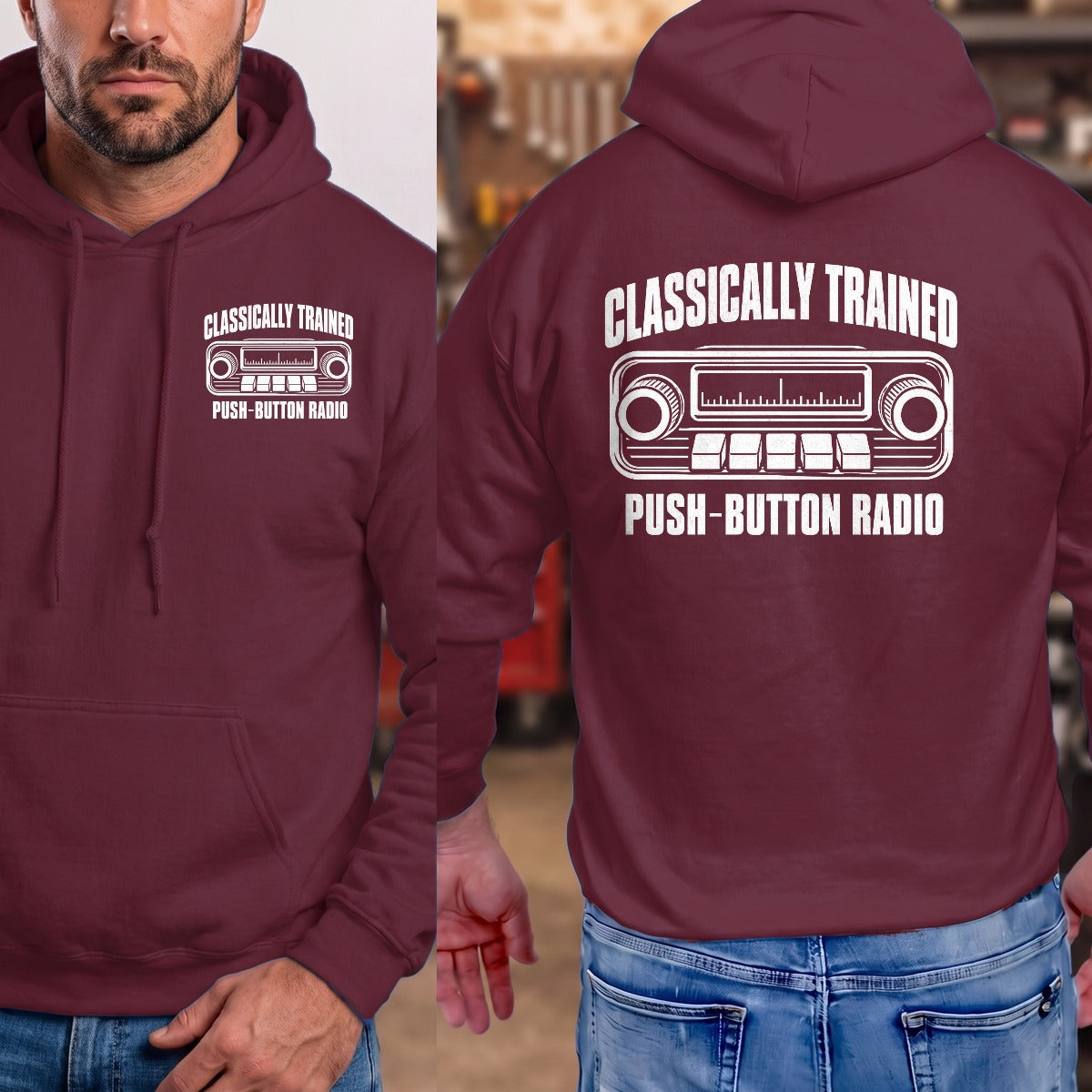 Maroon | Front & Back