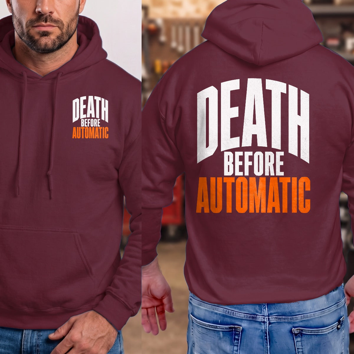 Maroon | Front & Back