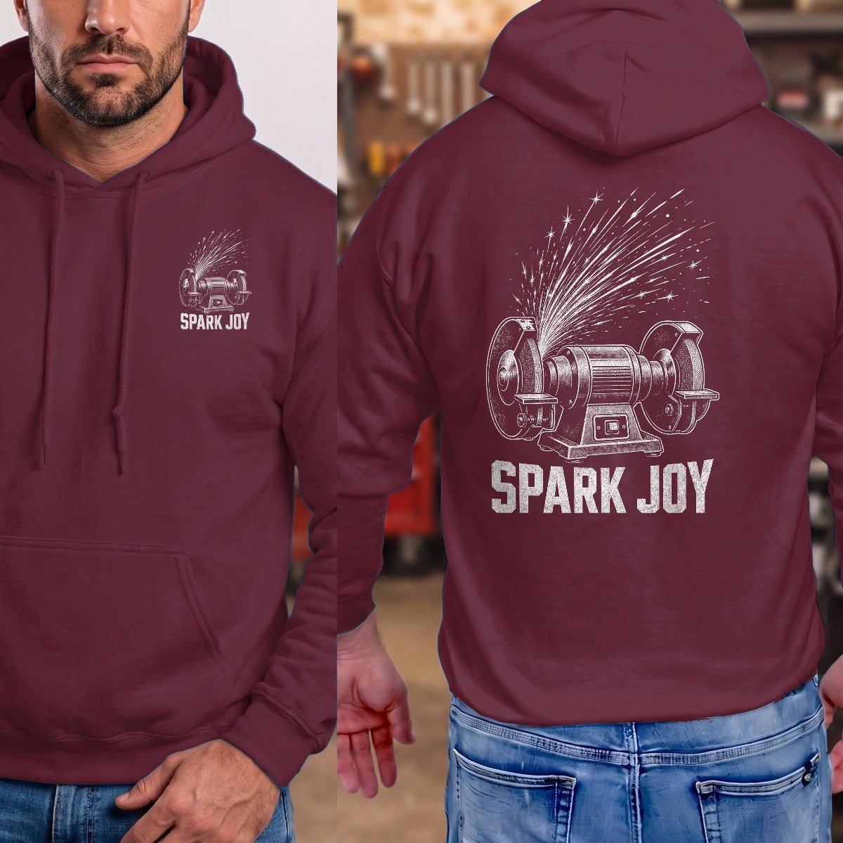 Maroon | Front & Back