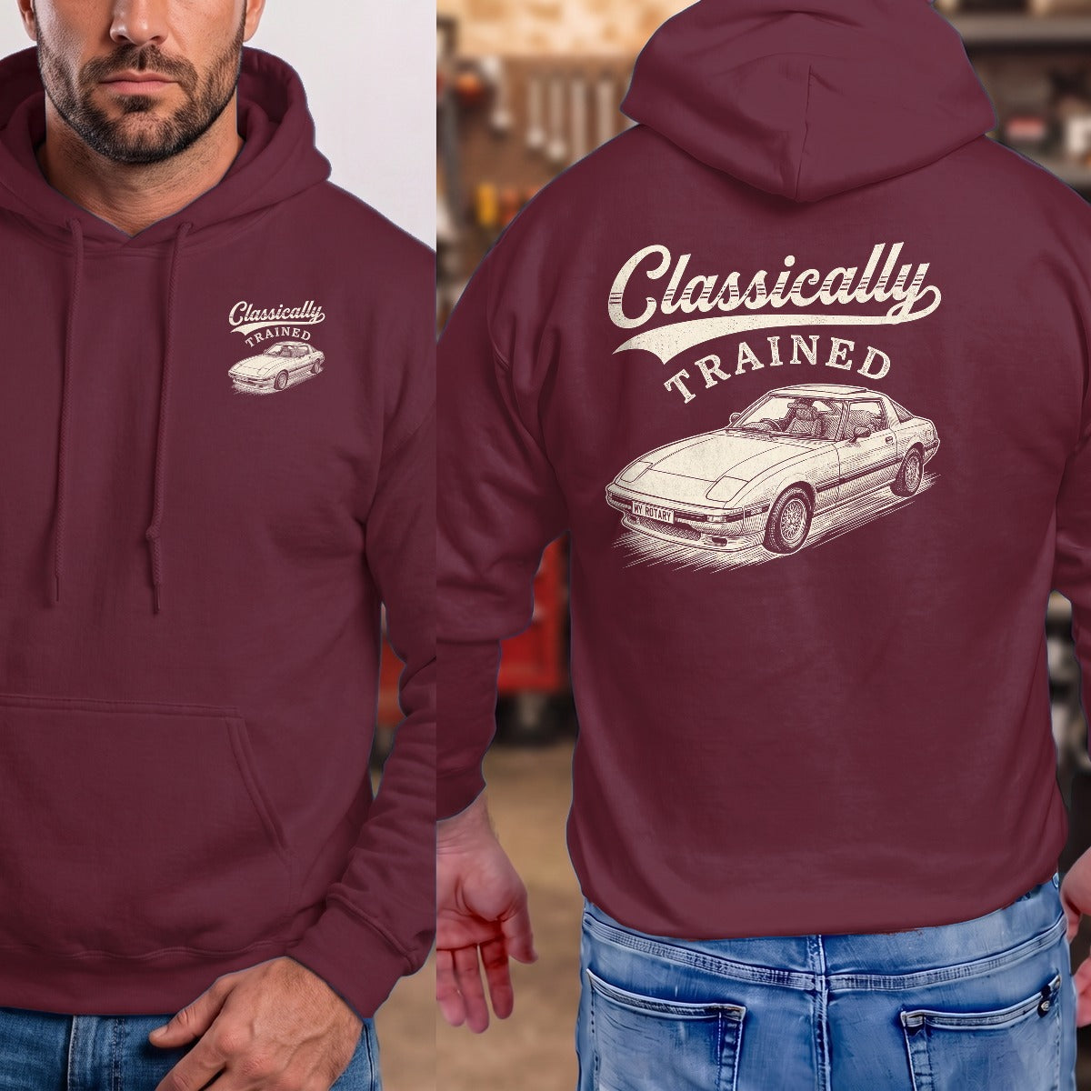 Maroon | Front & Back