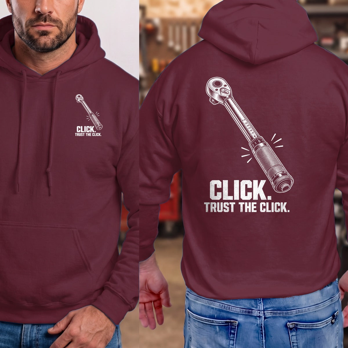 Maroon | Front & Back