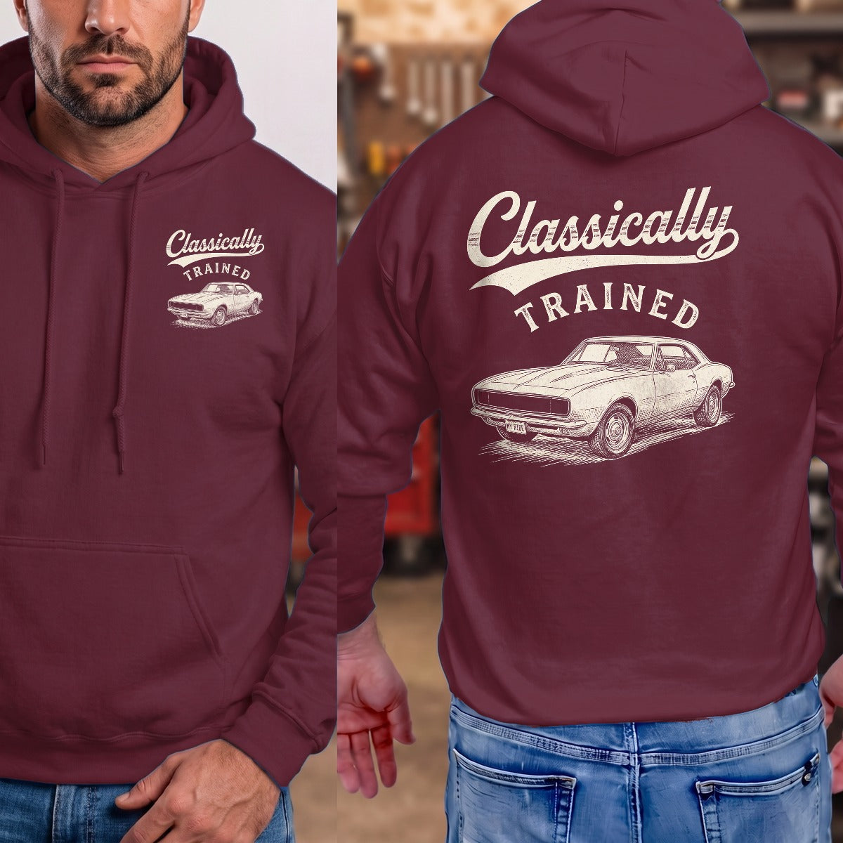 Maroon | Front & Back