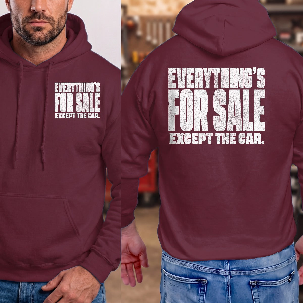 Maroon | Front & Back