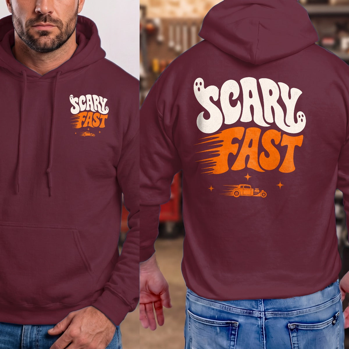 Maroon | Front & Back