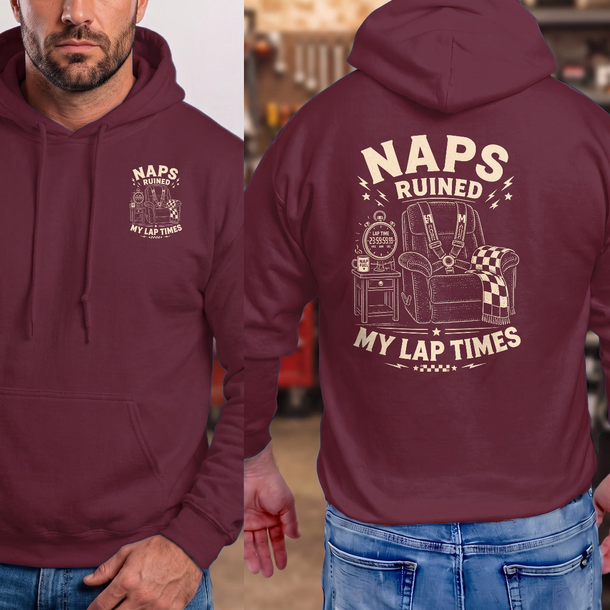 Maroon | Front & Back
