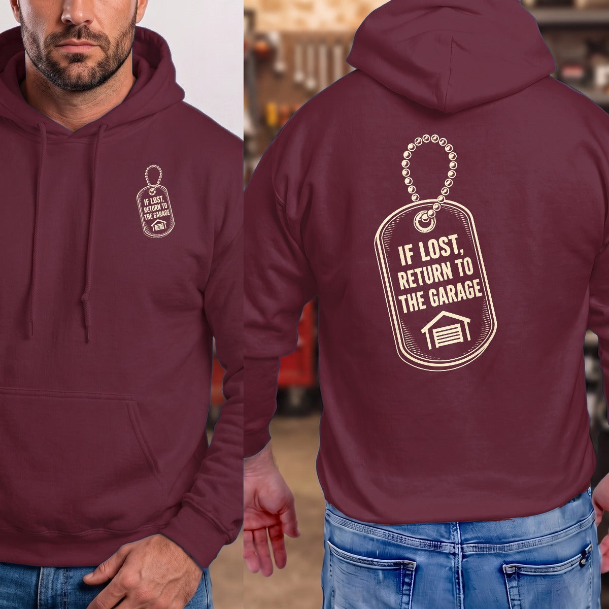 Maroon | Front & Back