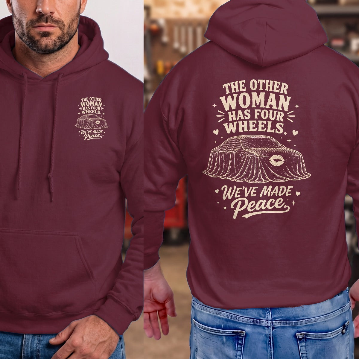 Maroon | Front & Back