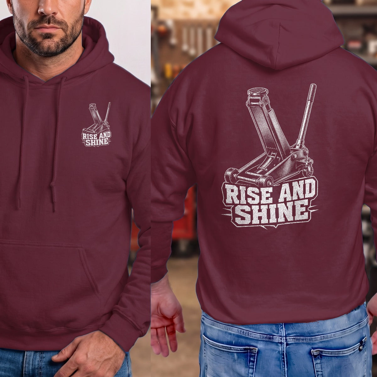 Maroon | Front & Back