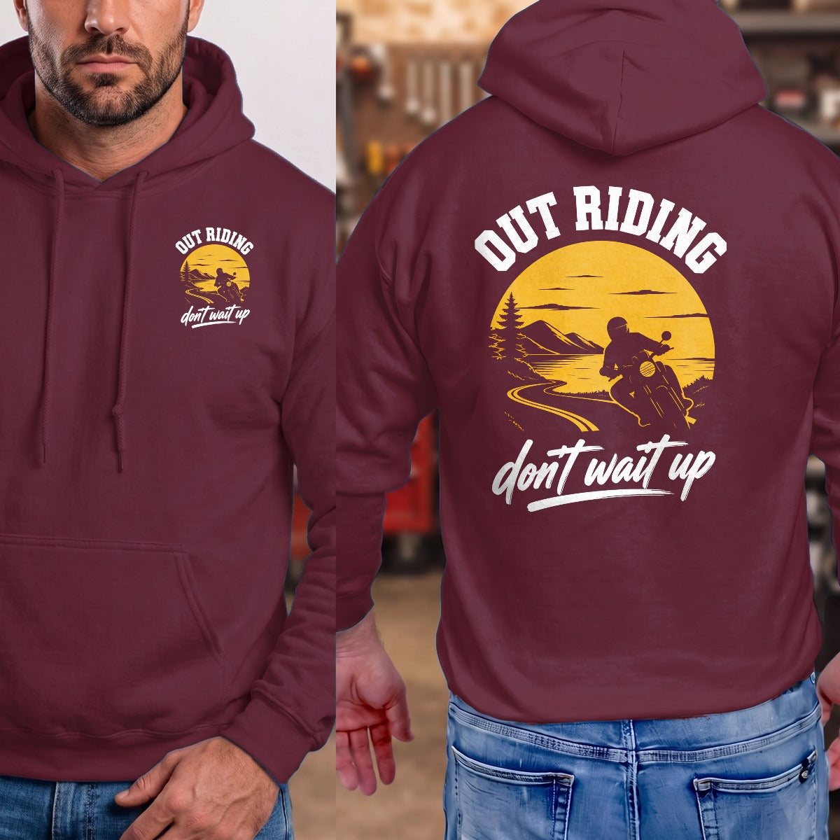 Maroon | Front & Back