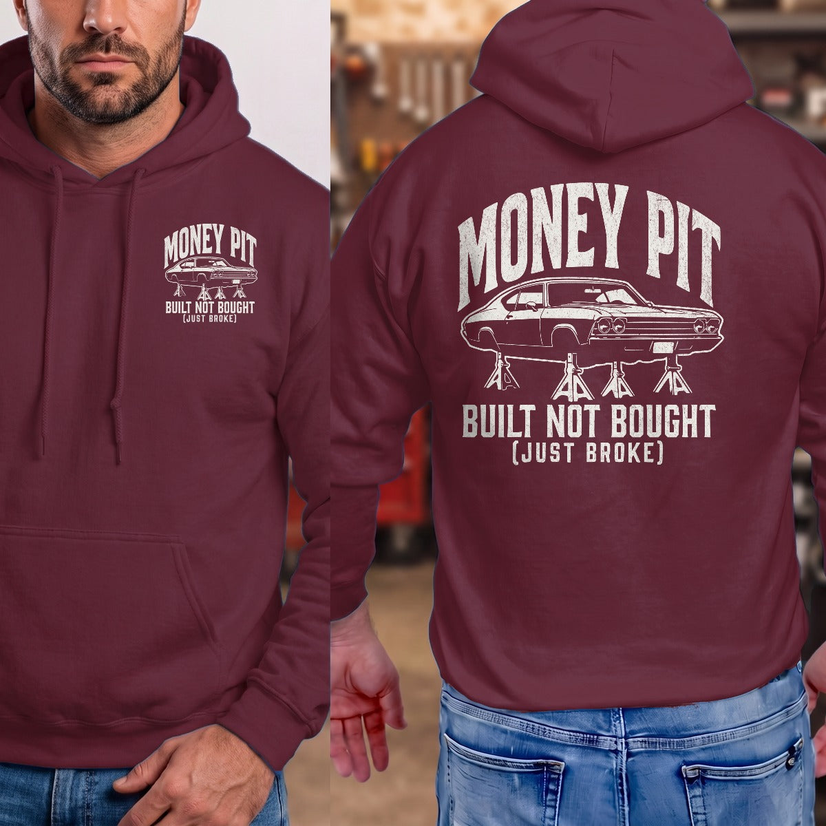 Maroon | Front & Back