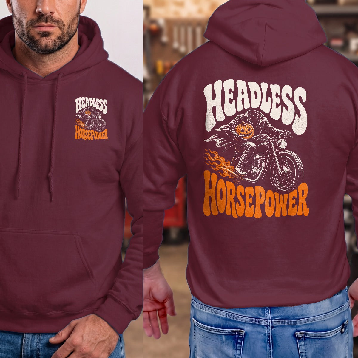 Maroon | Front & Back