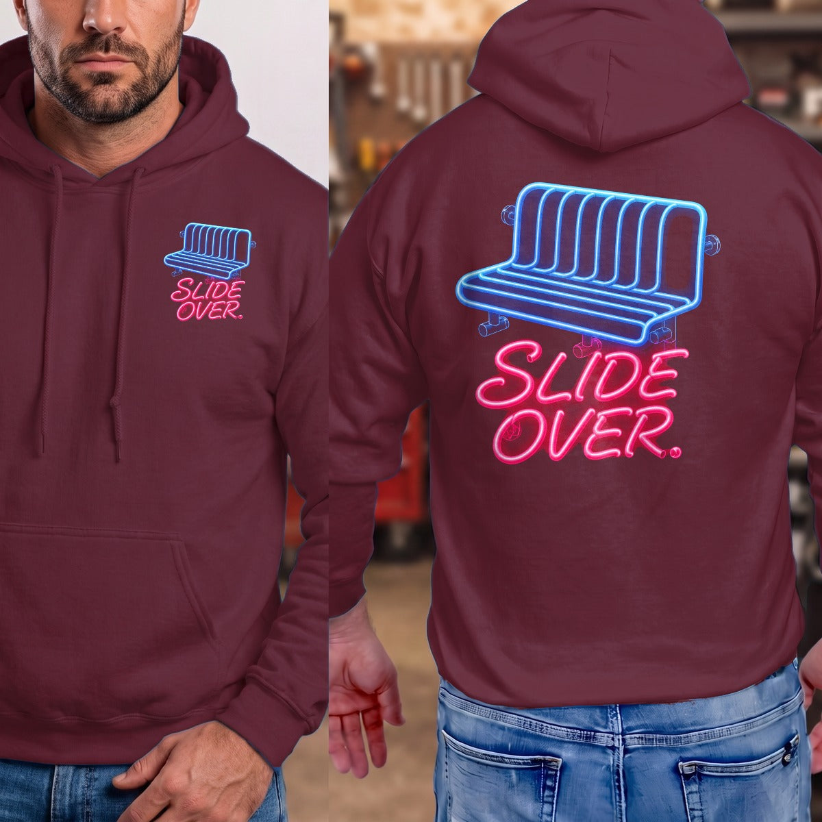 Maroon | Front & Back