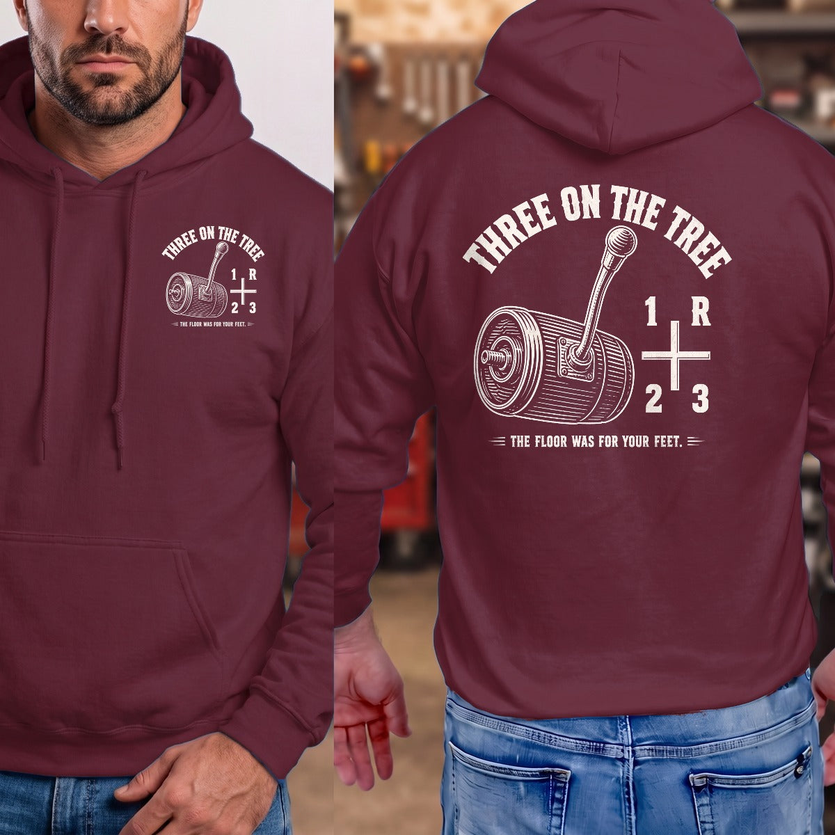 Maroon | Front & Back