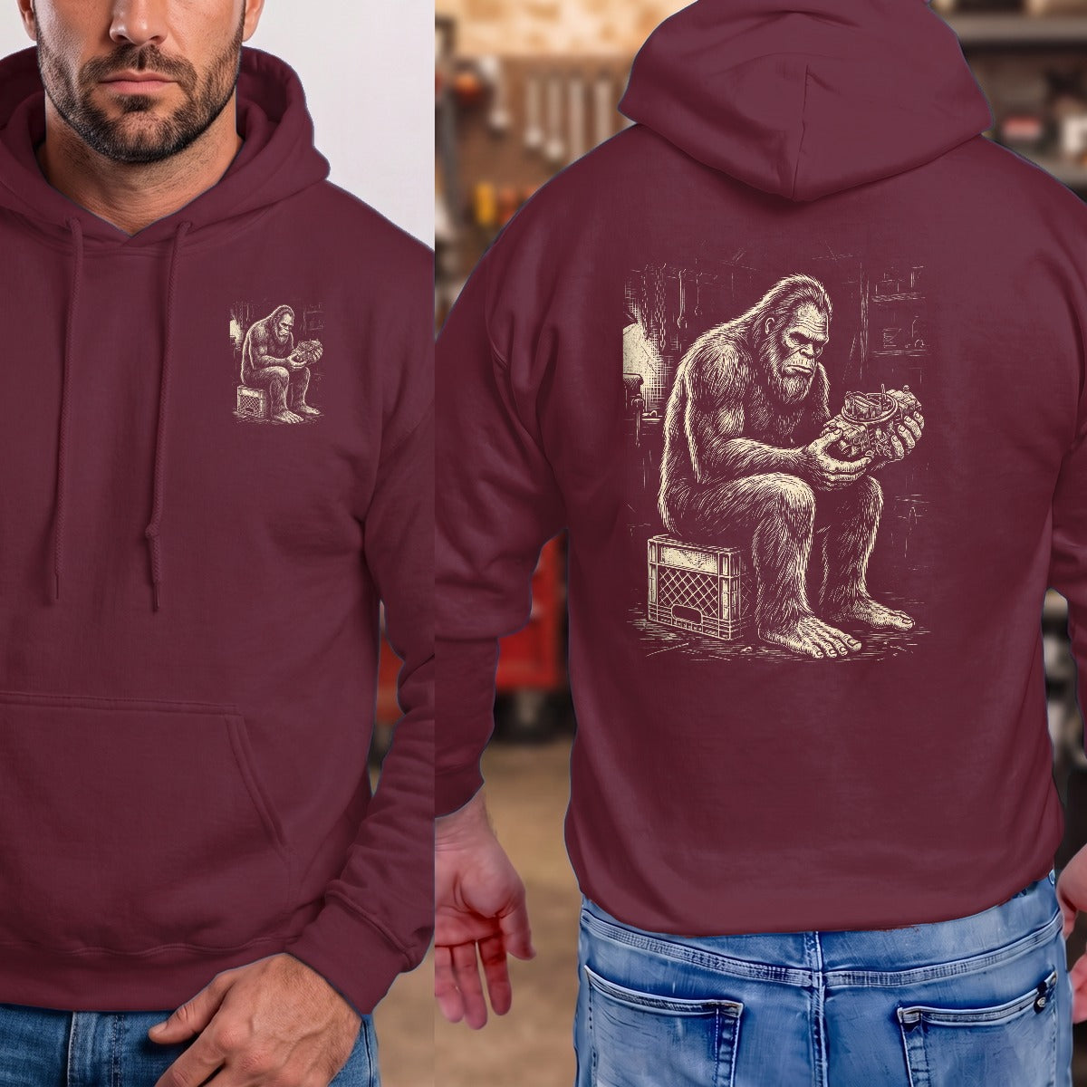 Maroon | Front & Back
