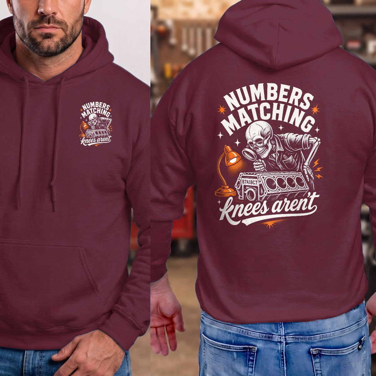 Maroon | Front & Back