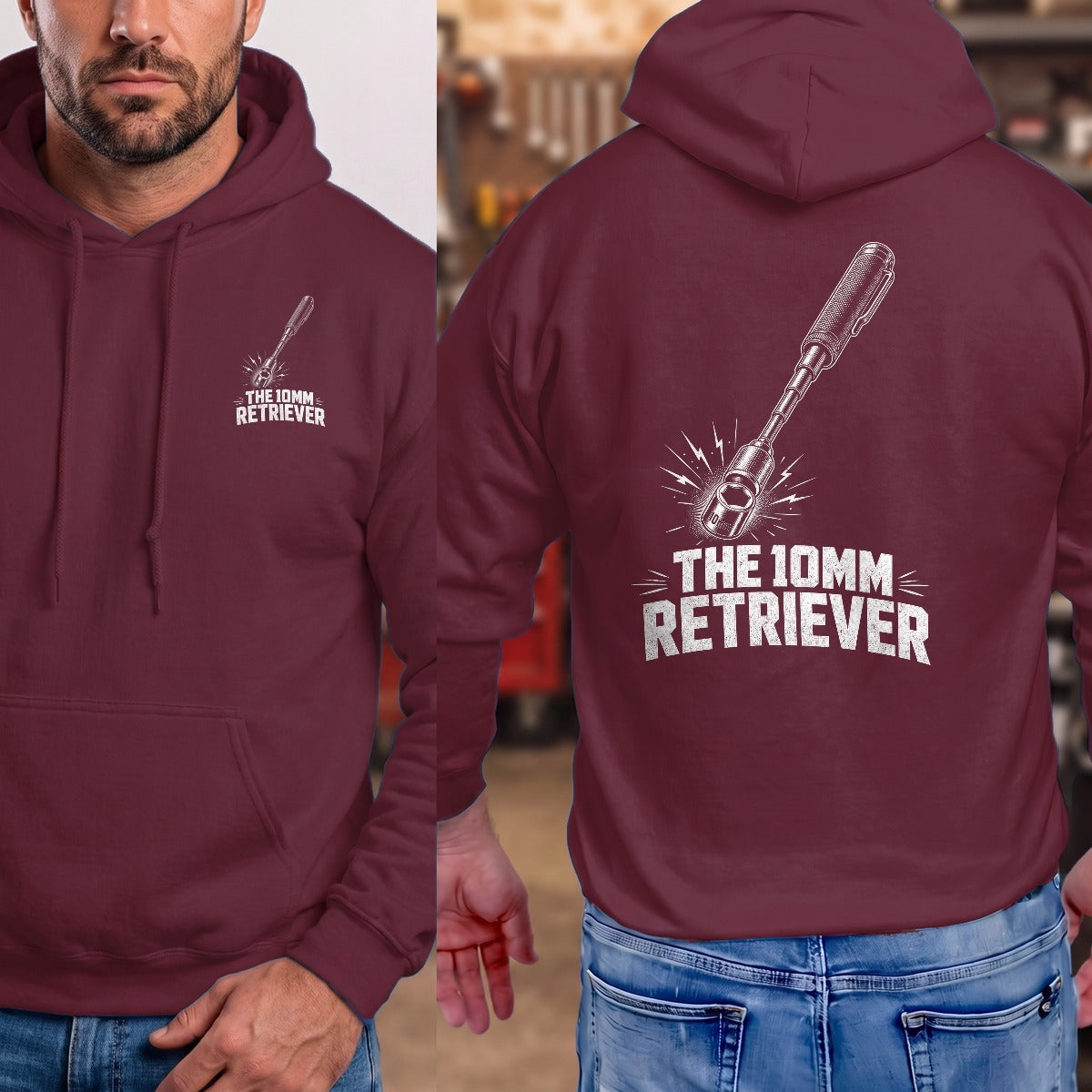 Maroon | Front & Back