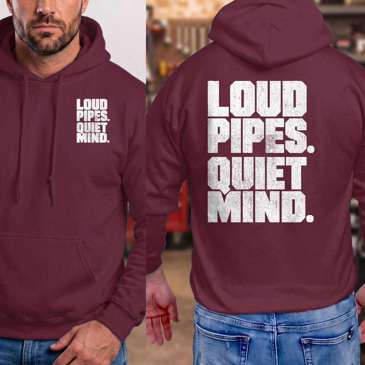 Maroon | Front & Back