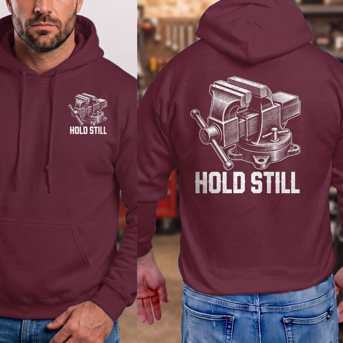 Maroon | Front & Back