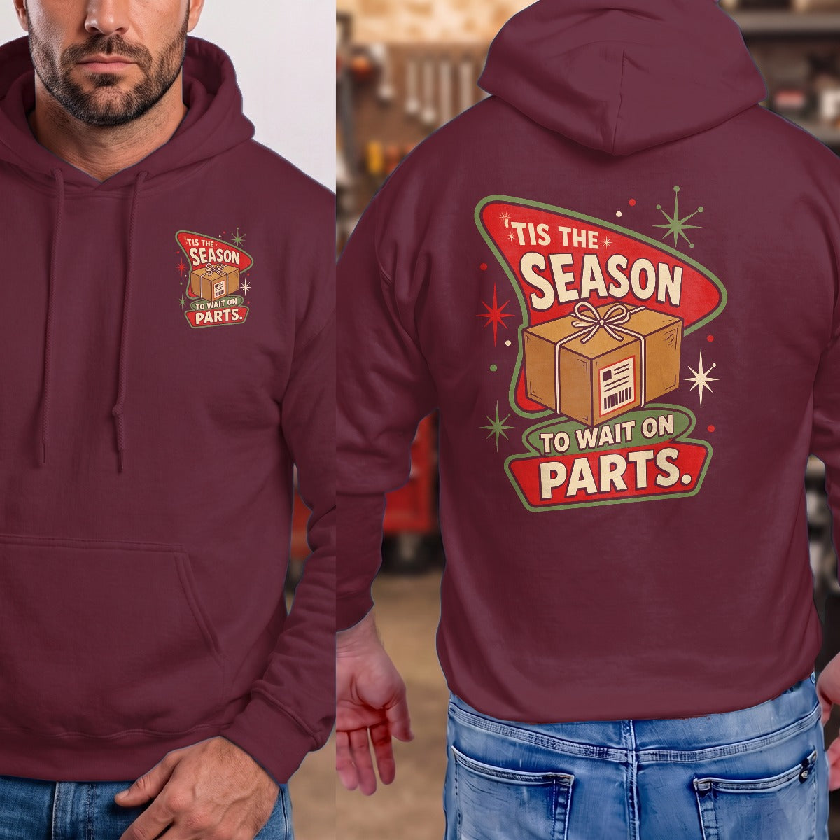 Maroon | Front & Back