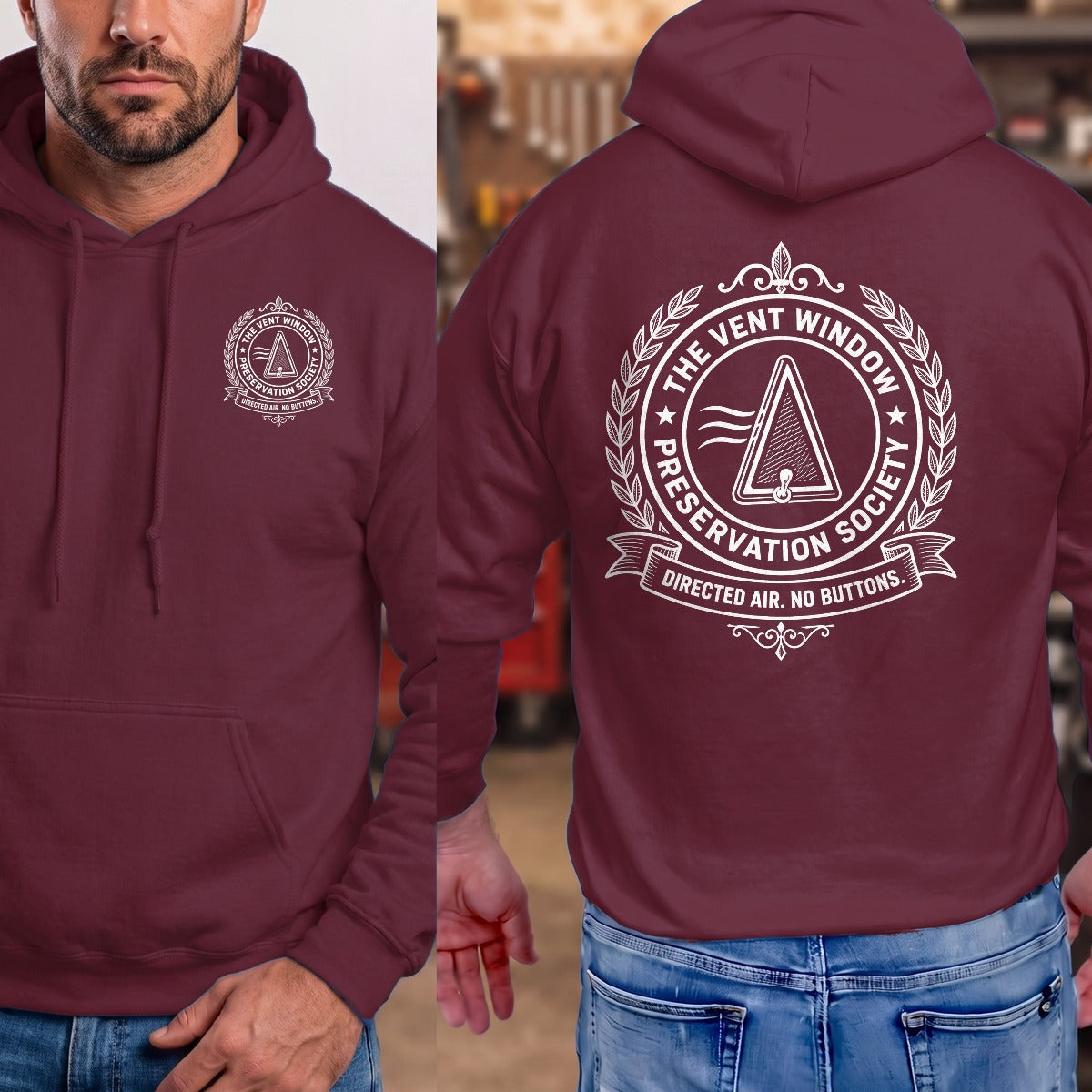 Maroon | Front & Back