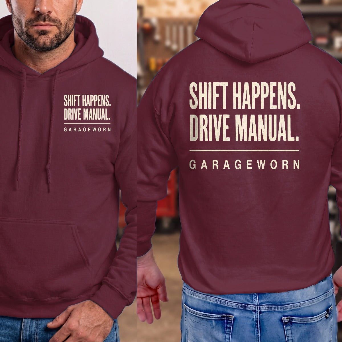 Maroon | Front & Back