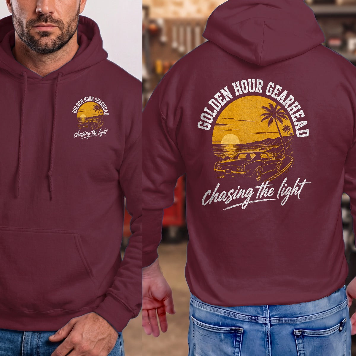 Maroon | Front & Back