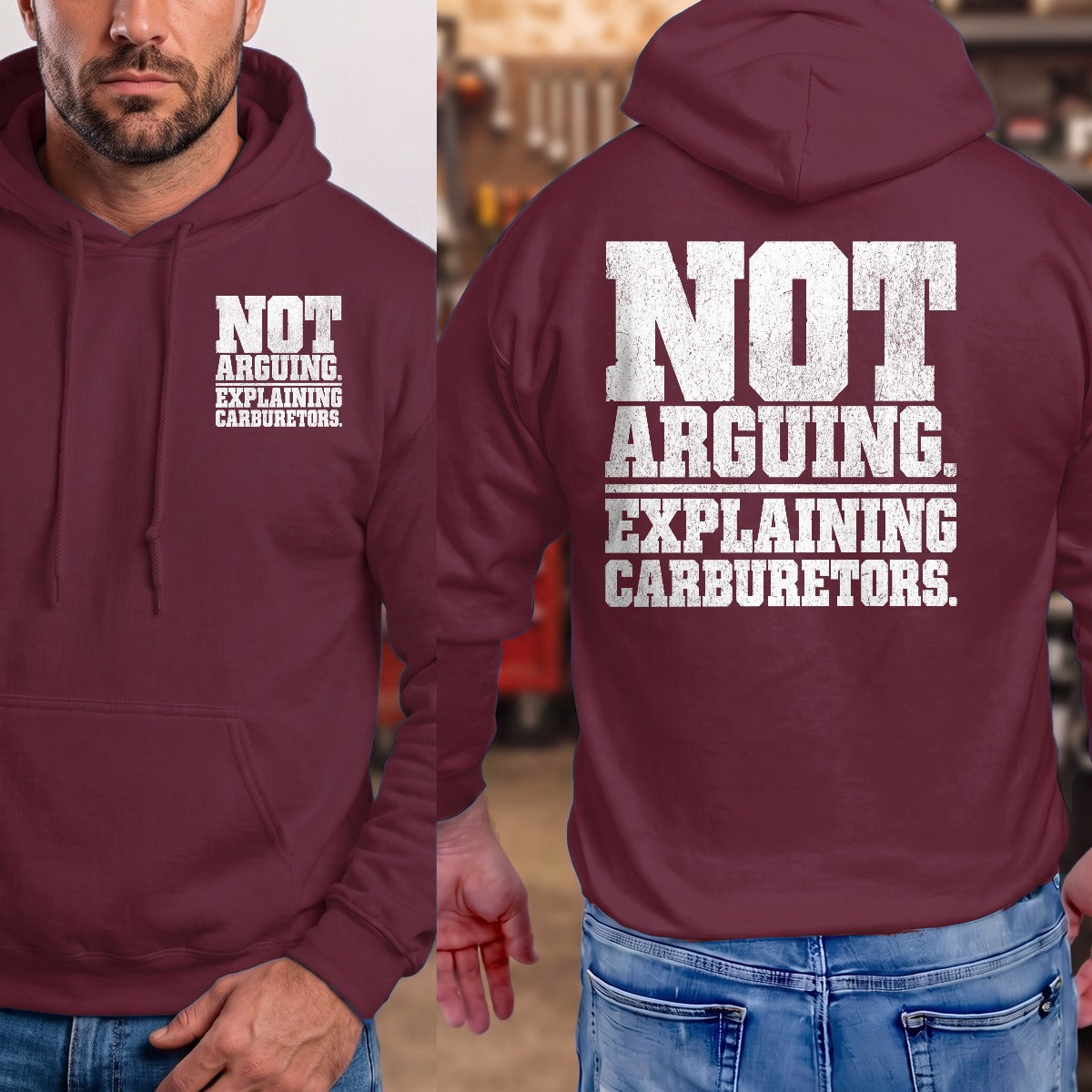 Maroon | Front & Back
