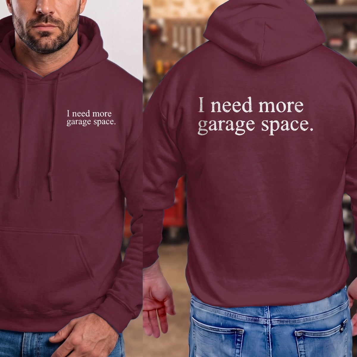 Maroon | Front & Back