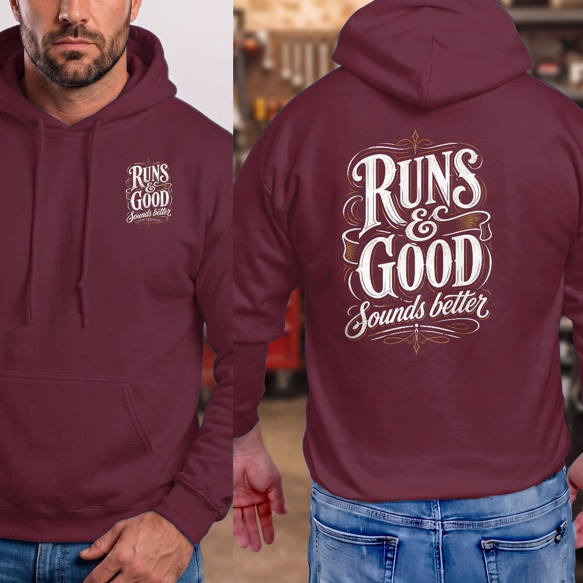 Maroon | Front & Back