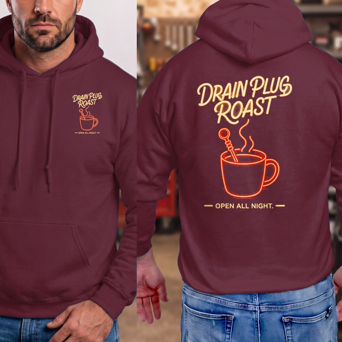 Maroon | Front & Back