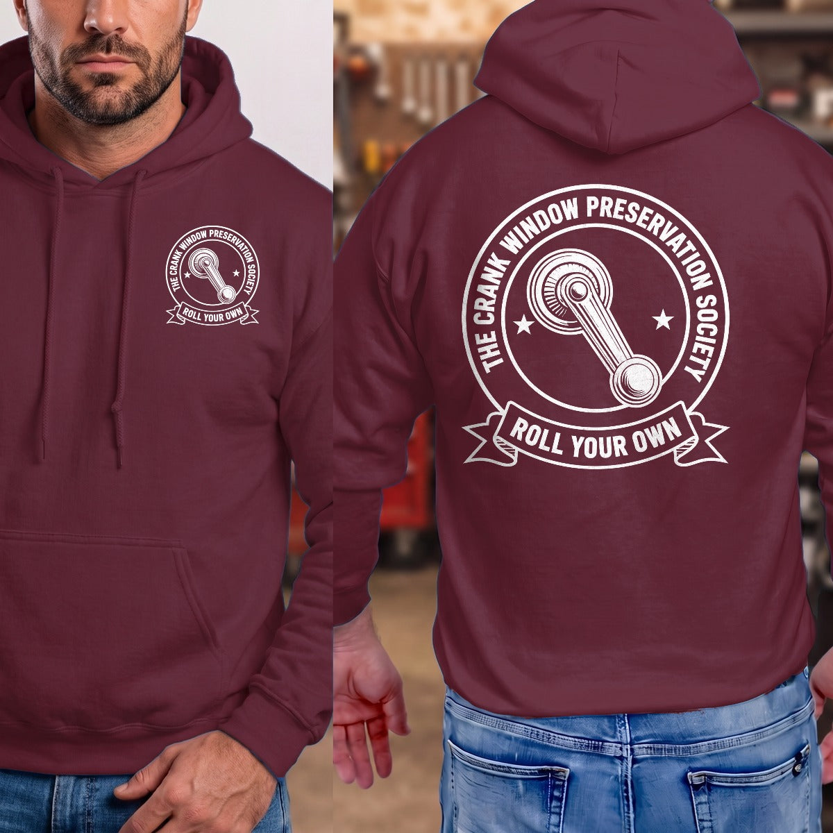 Maroon | Front & Back