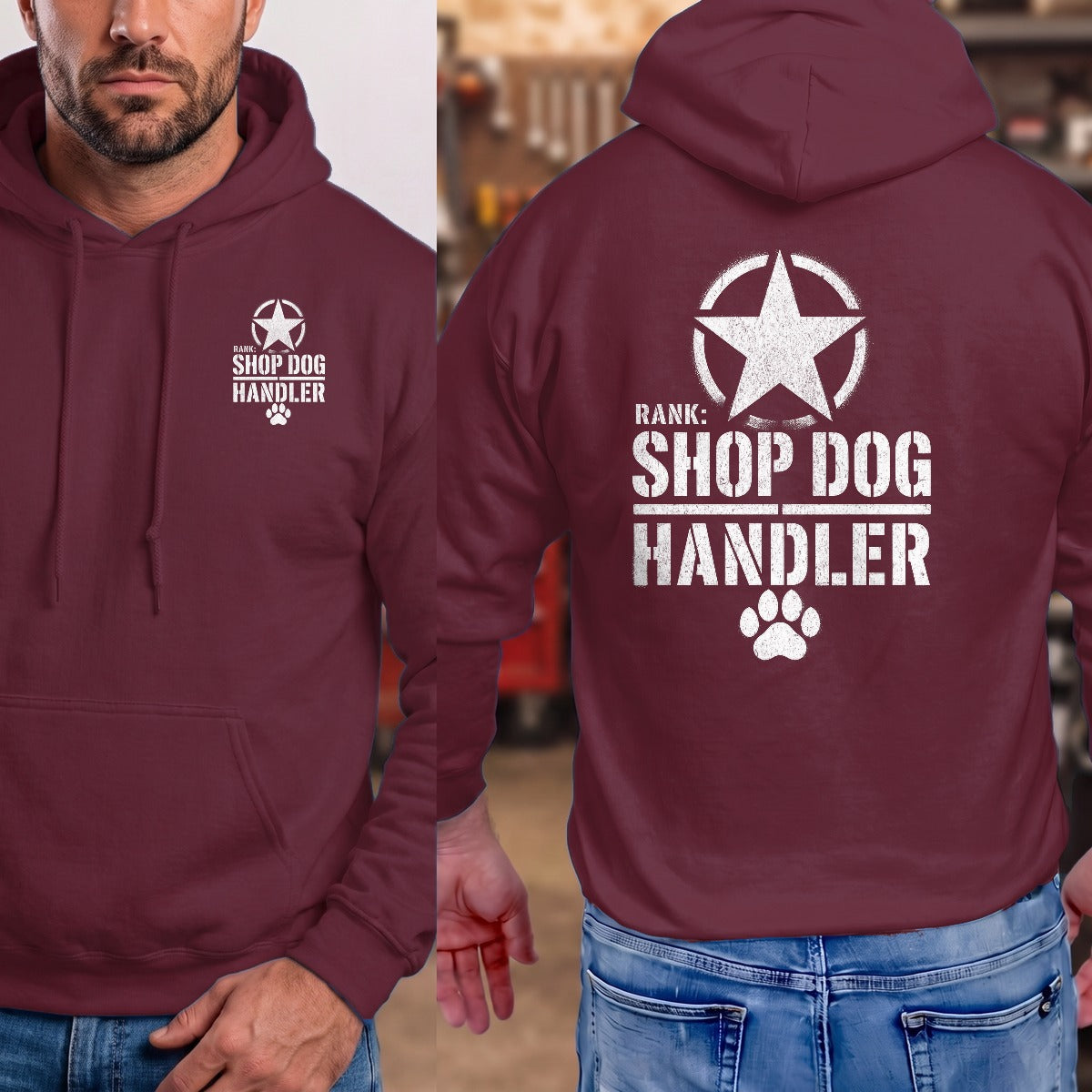 Maroon | Front & Back