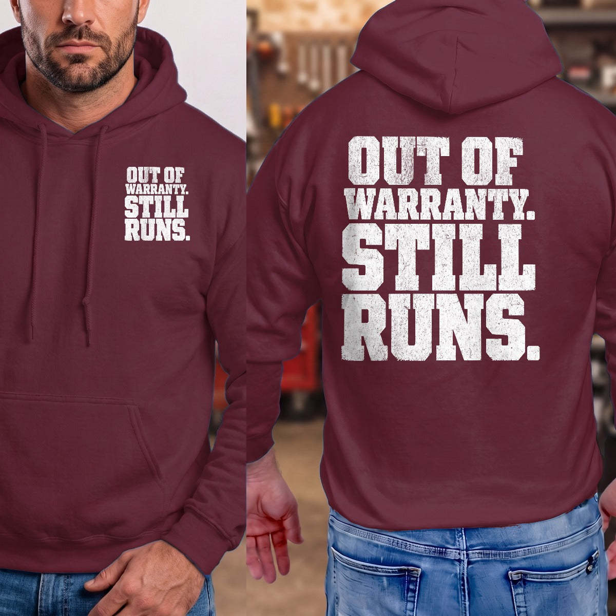 Maroon | Front & Back
